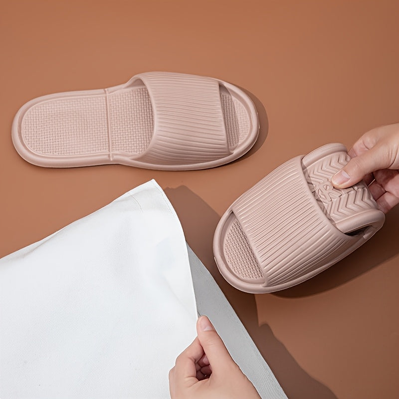 Uniseks EVA yig‘iladigan ichki sayohat uchun qattiq bo‘lmagan tekis sandallar