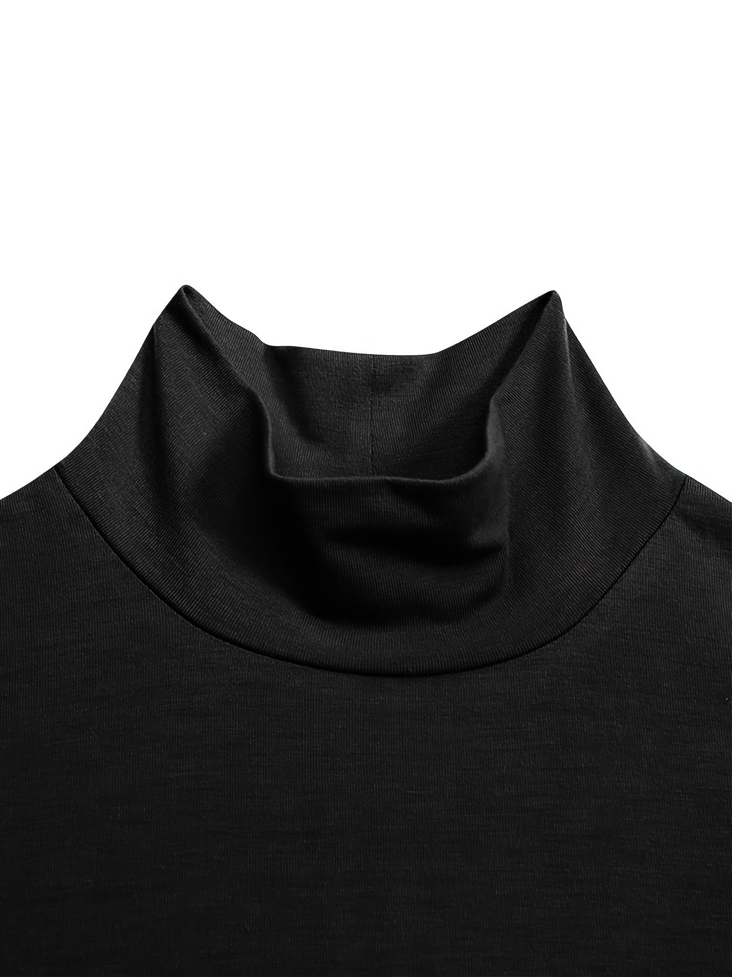 Long Sleeve Solid Color Ramadan Kaftan Dress with Turtle Neck Maxi Length Women’s Clothing