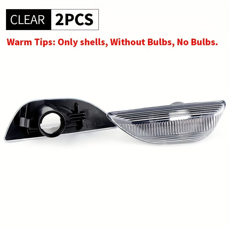 2 шт. автомобильных крышек корпуса фар без ламп для внедорожников, черный цвет, подходит для моделей