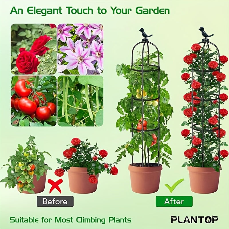 Регулируемая многоуровневая стойка для птиц для комнатных и уличных растений и вьющихся растений