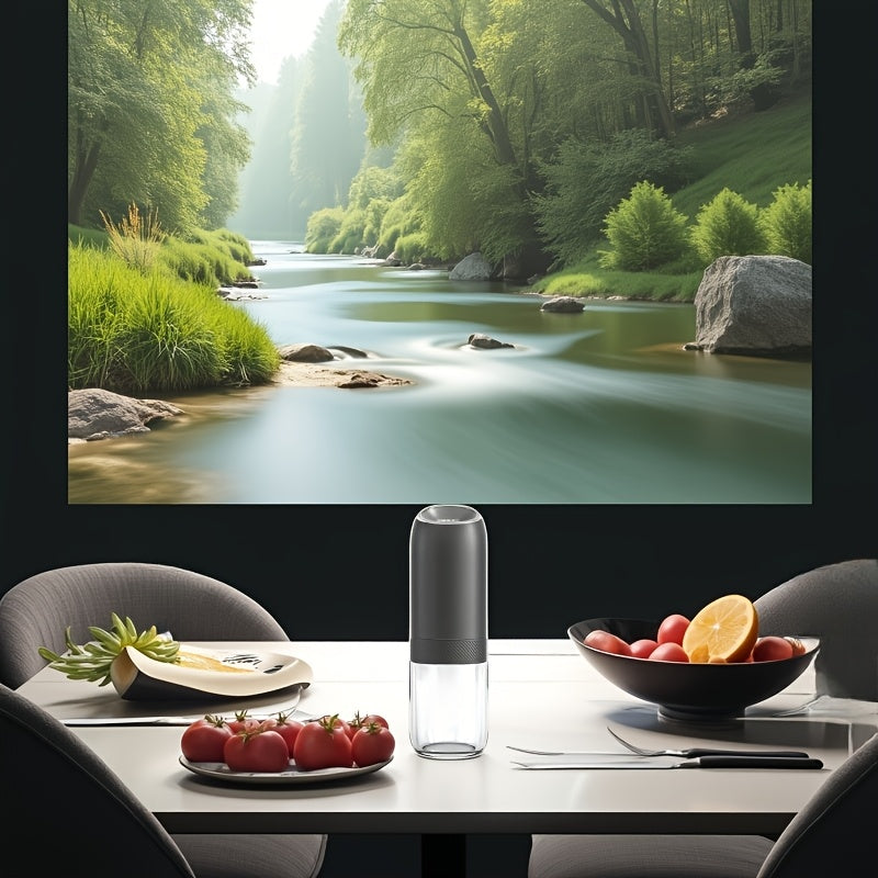 Gravity sensor bilan elektr qalampir maydalagich, qo'lda sozlash, shaffof keramika maydalash yadro, katta 176ml sig'im, LED ko'rsatkich. Turli xil ziravorlar uchun mos, 4A batareyadan foydalanadi.