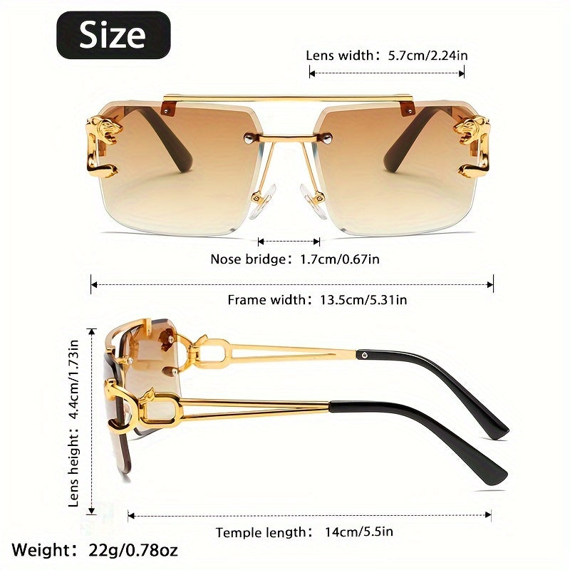 Набор винтажных бескаркасных очков легкие спортивные очки с антибликовыми линзами из PC