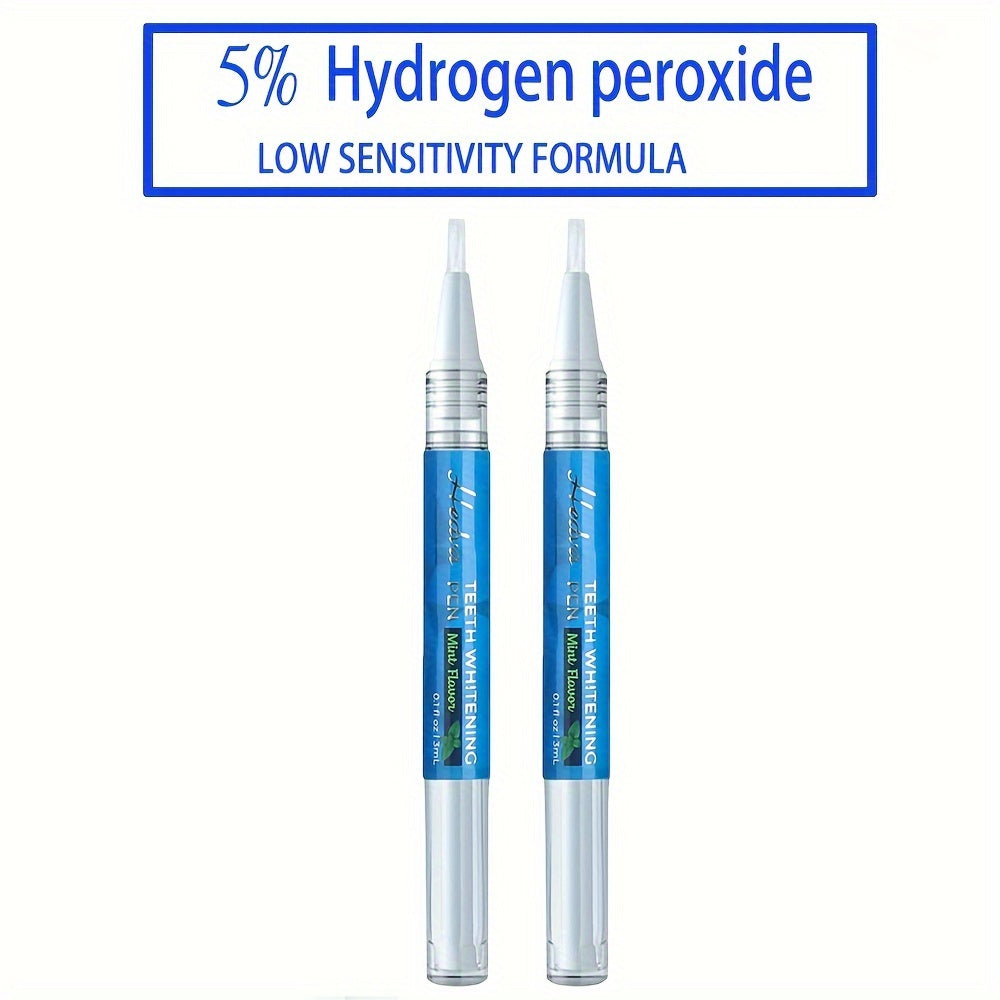 Teeth Whitening Gel Pen Mint Flavor 1-4 Pack 3mL Hypoallergenic Portable
