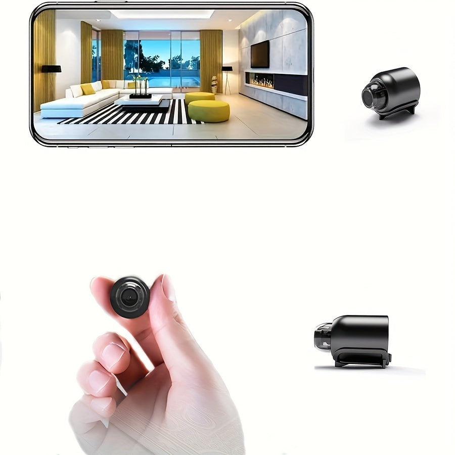 WiFi Security Camera with Motion Detection Night Vision USB Powered for Home Office Surveillance