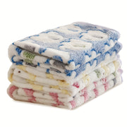 Pet Dog Blanket Polyester Fiber Stain Resistant Machine Wash Small Medium Large Dogs Elephant Design