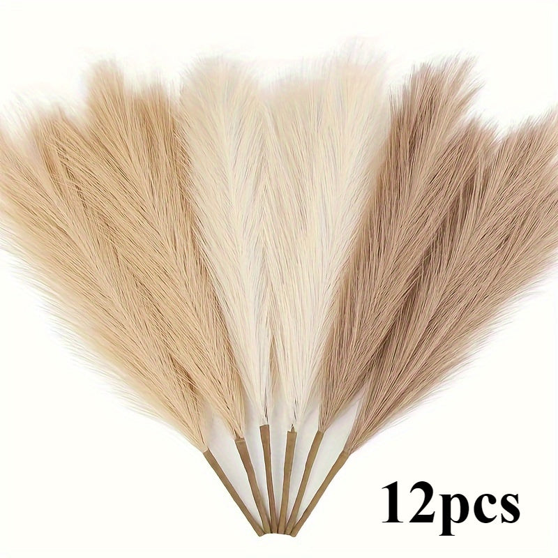 Artificial Reed Grass Decor Pack Fabric Material for Home Weddings Holidays