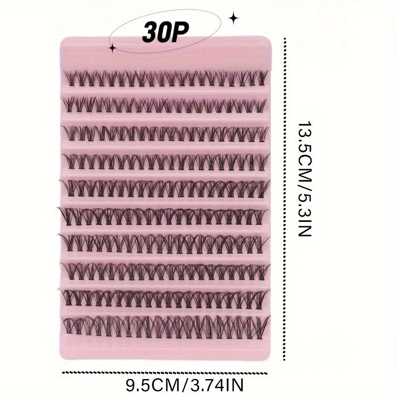 Mulk DIY kirpik kengaytirish to'plami, turli uzunlik va burmalar bilan soxta mink kirpiklar, tabiiy hashamatli ko'rinishlar uchun. Yangi boshlovchilar uchun ideal.