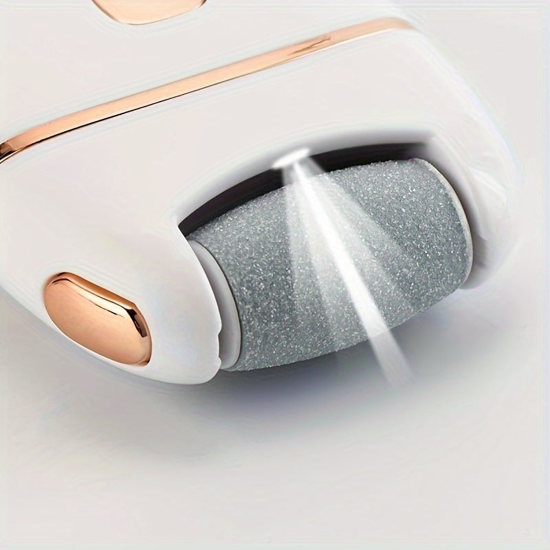 Rechargeable Electric Foot Grinder with Ergonomic Design for Polishing Faux Leather