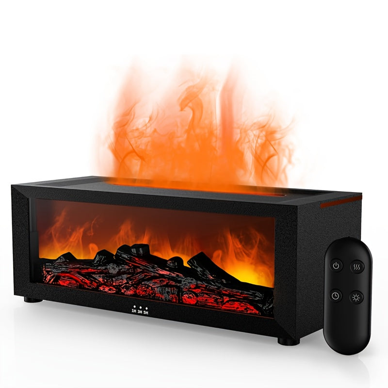 Universal Flame Air Diffuser Humidifier with 7-Color Lighting and Timer