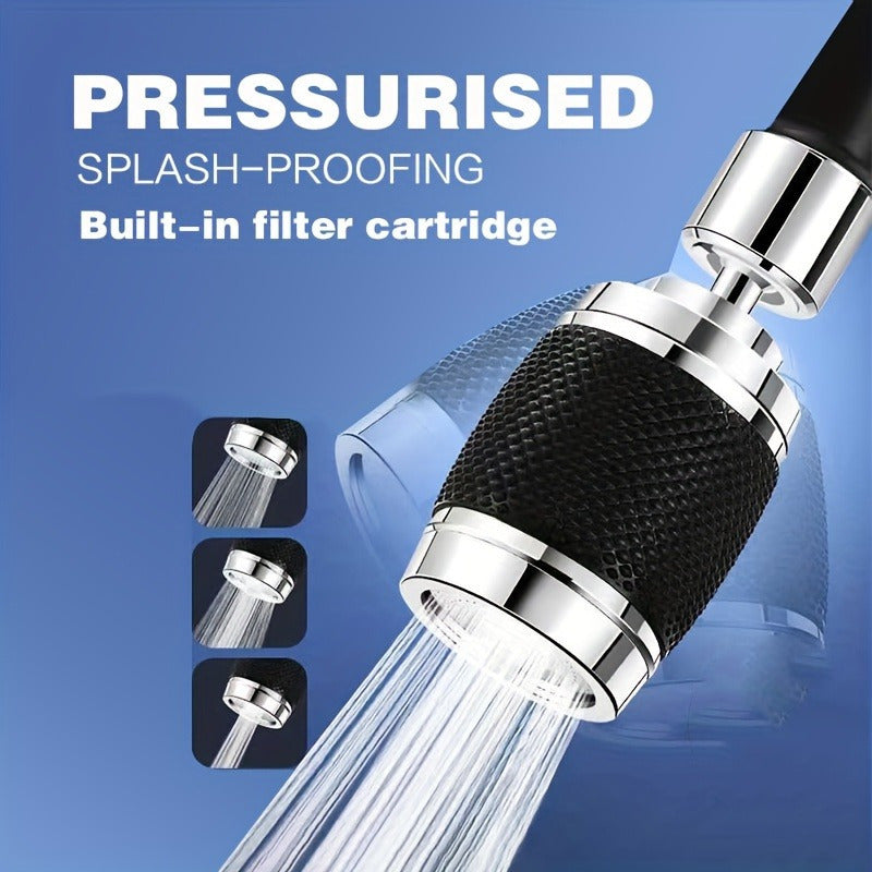 Kuchka kran suvi filtri to'plami, 3 tezlikli splash-proof burilish va aksessuarlar bilan