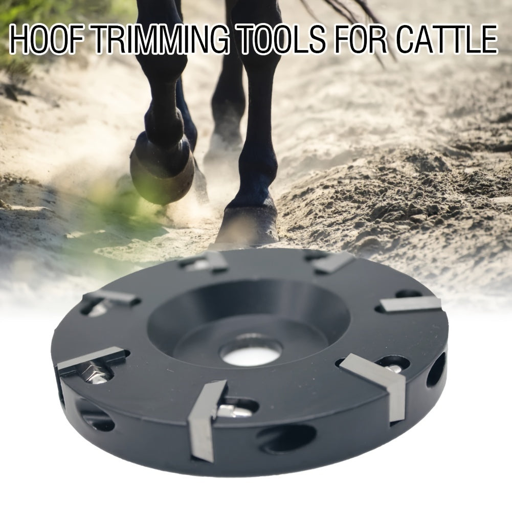 Horseshoe Knife Hoof Trimming Tool Steel Hoof Care Disc Plate
