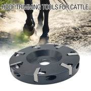 Horseshoe Knife Hoof Trimming Tool Steel Hoof Care Disc Plate