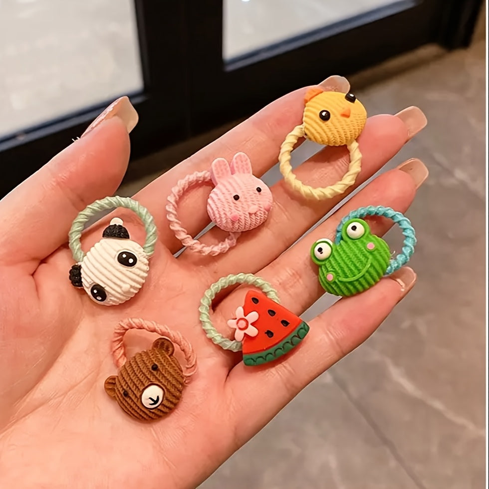 20 заколок для волос в форме фруктов с милыми мультяшными дизайнами, прочные и долговечные аксессуары для девочек.