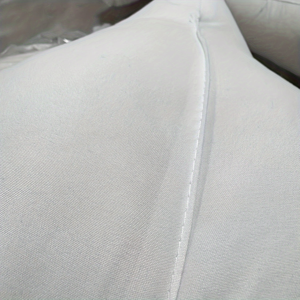 Set of 2 White Cushion Inserts for Sofa and Bed, Living Room Decor