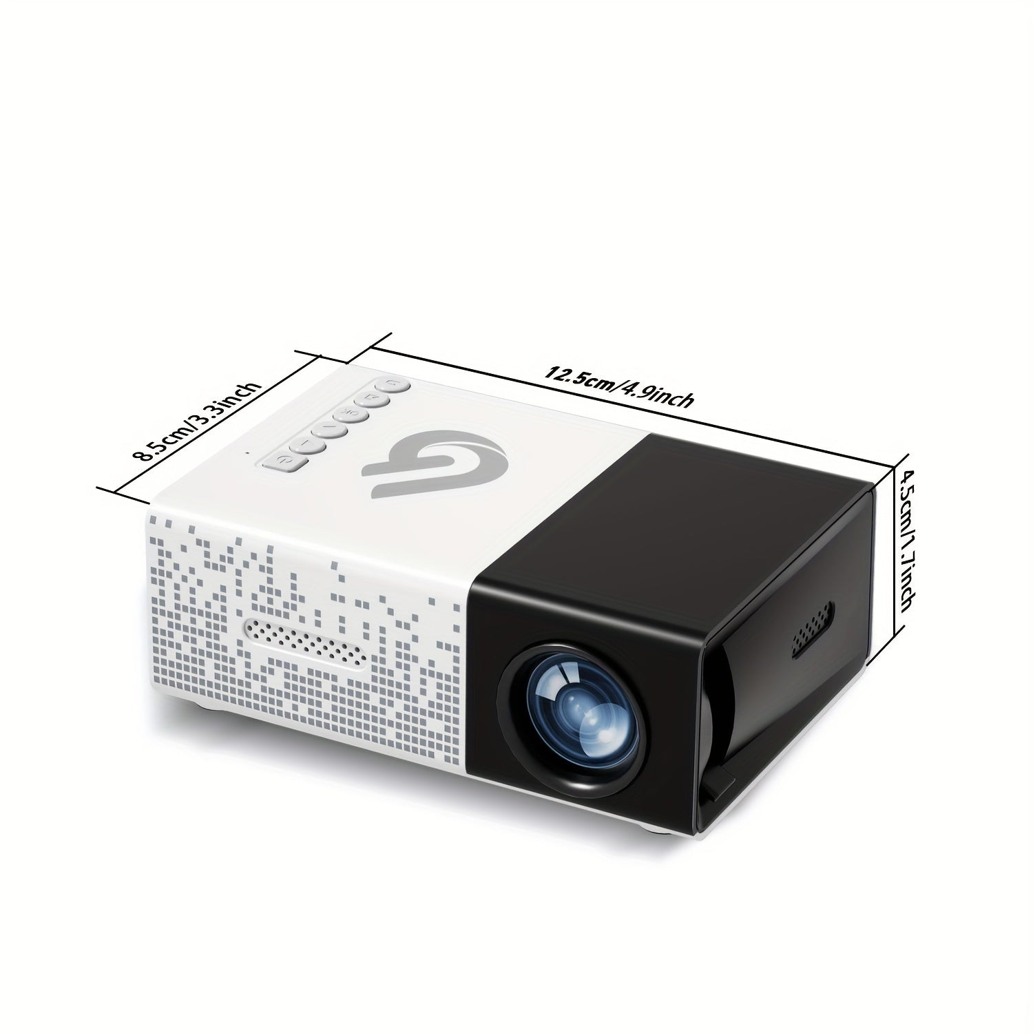 Portable LED Projector for Home Theater and Office with Remote