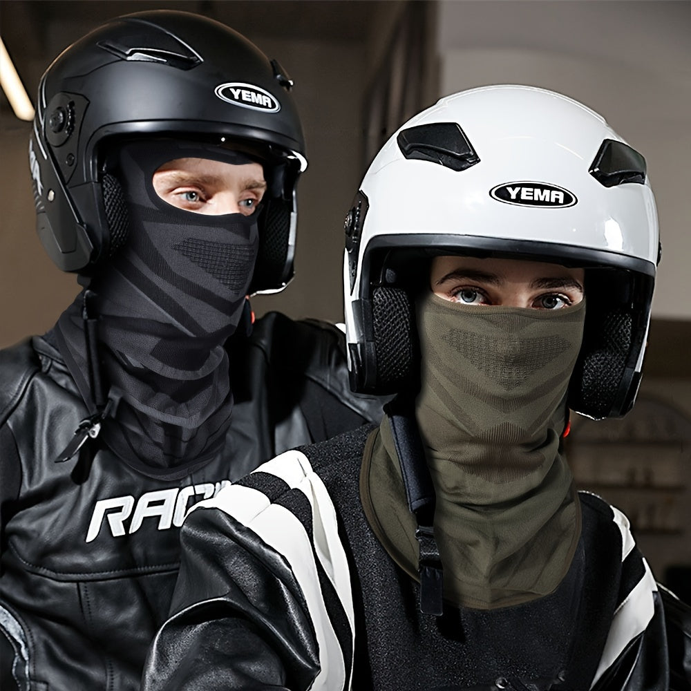 Unisex Breathable Knitted Motorcycle Balaclava Windproof Head Cover