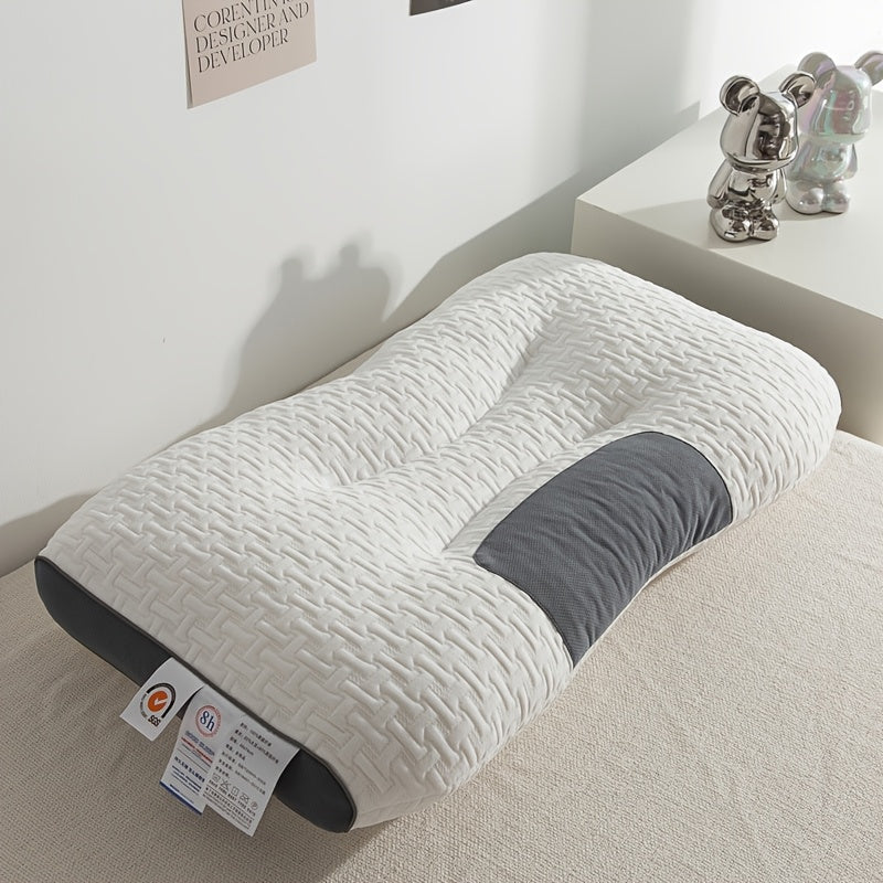 Almohada de soporte para cuello elástico con funda transpirable y lavable para uso en maternidad y dormitorio