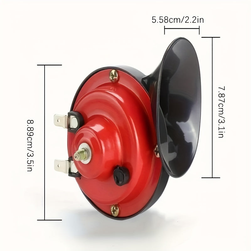 Car Horn 12V Electric Sound Signal for Cars and Motorcycles