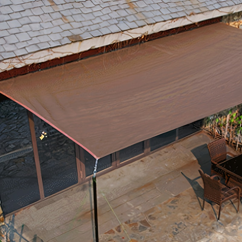 Coffee Colored Sunshade Net 90% Outdoor Shade Screen for Pavilions Decks and Porches