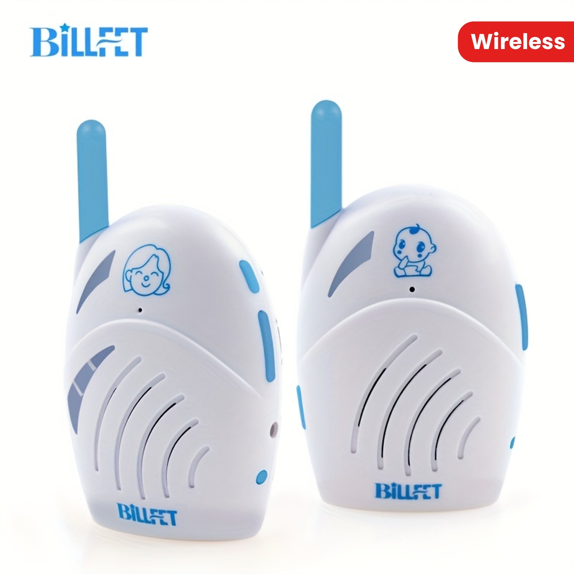 Детский монитор с дальнодействующим цифровым беспроводным звуком и четким звуком