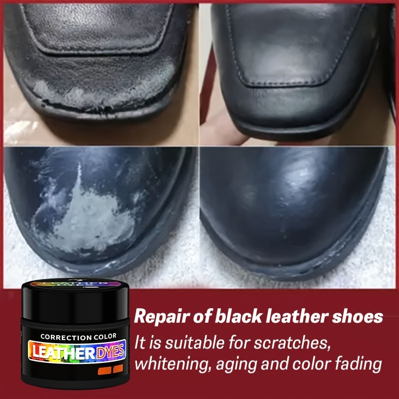 White Leather Shoe Polish Repair Cream for Sneakers Scratch Remover 30g