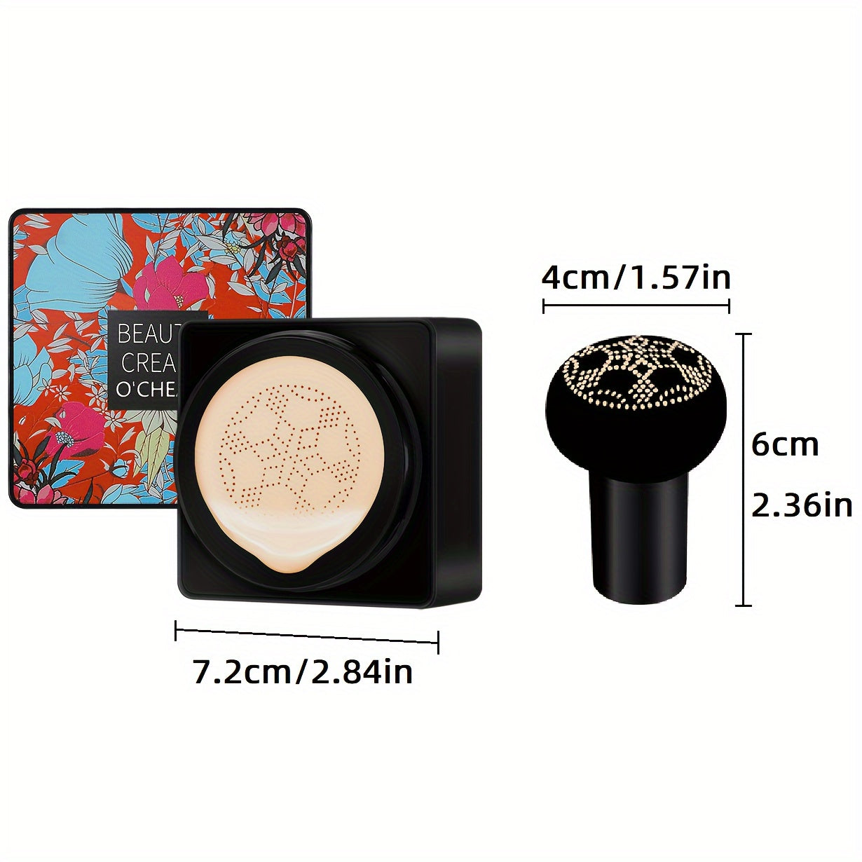 Crema BB para mujer de cobertura total, hidratante natural nude, corrector