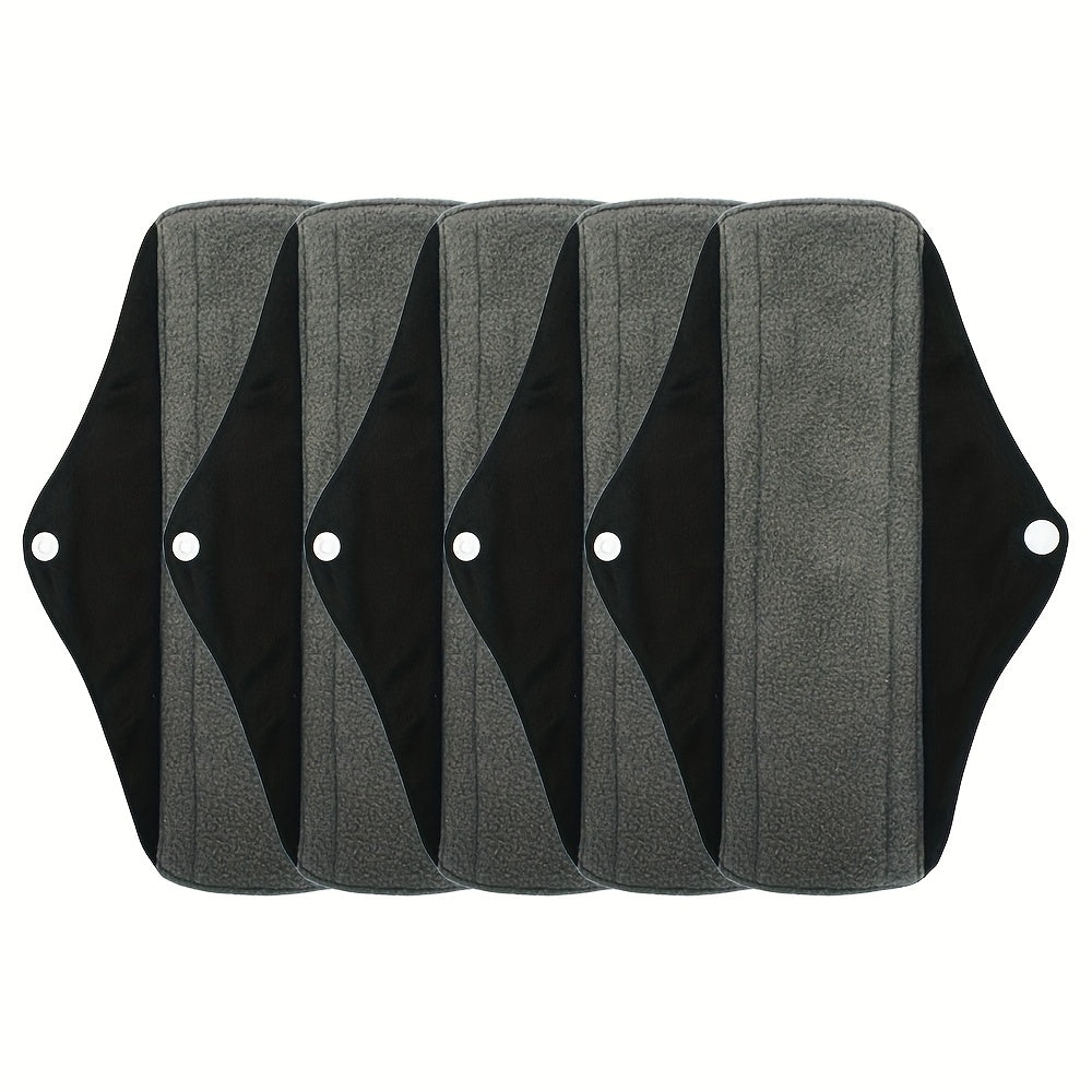 Reusable Menstrual Pads Set for Women with Wings Bamboo Cloth Heavy Flow