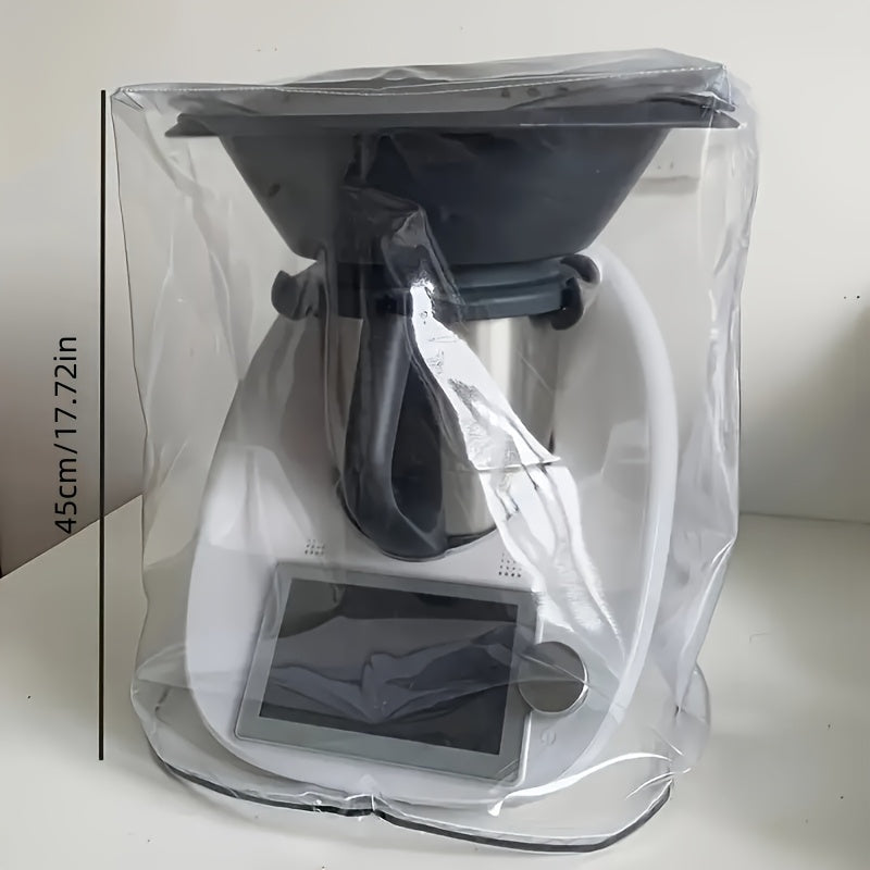 1Pc Transparent Oil-Proof Waterproof PVC Dust Cover for Thermomix