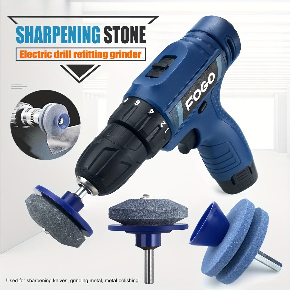 Electric Whetstone Knife Sharpener 2-in-1 Wear-Resistant Grinding Head