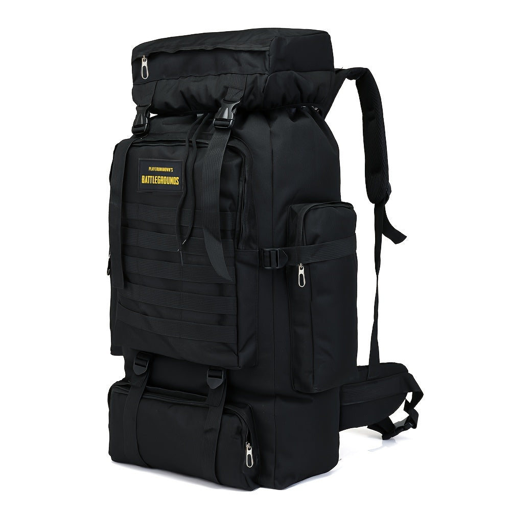 Waterproof Oxford Cloth Camo Travel Backpack 50L for Outdoor Adventures