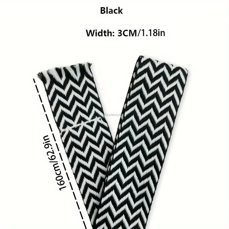 Unisex Flat Shoelaces for Sneakers Multicolor Zigzag Durable 120-160cm