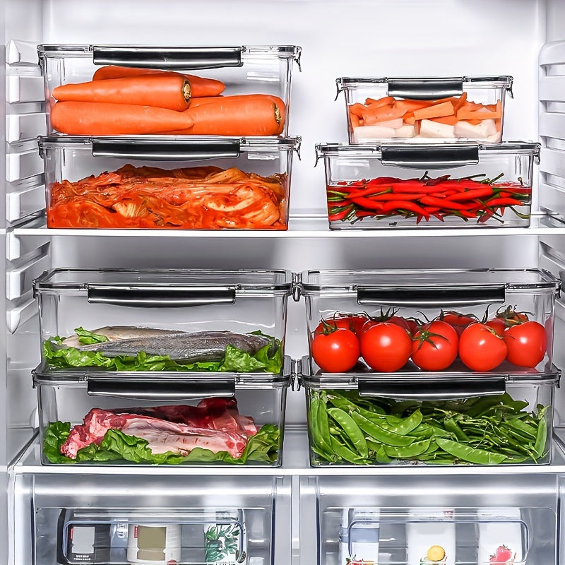 16oz BPA-Free PET Plastic Food Storage Containers with Lids for Kitchen, Office, Travel