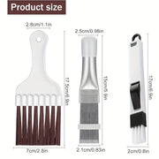 3pcs Condenser Fin Combs Dryer Air Conditioner Cleaning Brushes for Refrigerators Radiators Cooling Coils