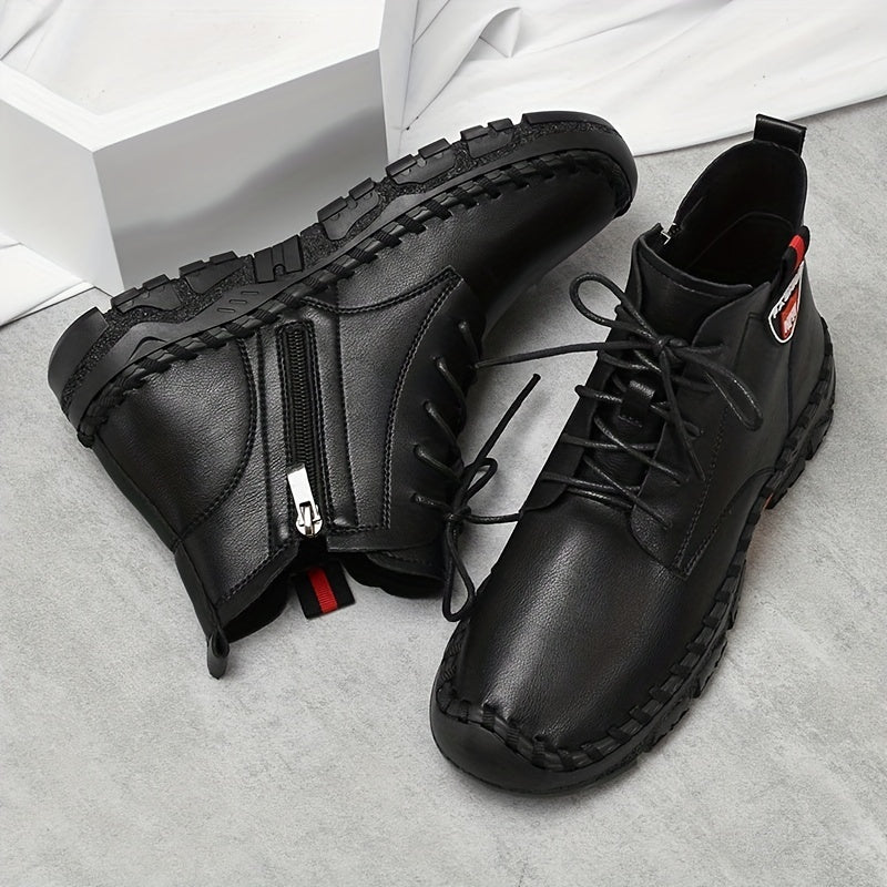 Women's Spring Autumn High Top Oxford Single Boots Comfortable Casual Shoes