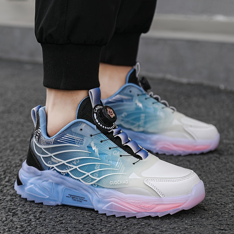 Unisex Casual Non-Slip Sneakers with Thick Sole All-Season EVA TPU