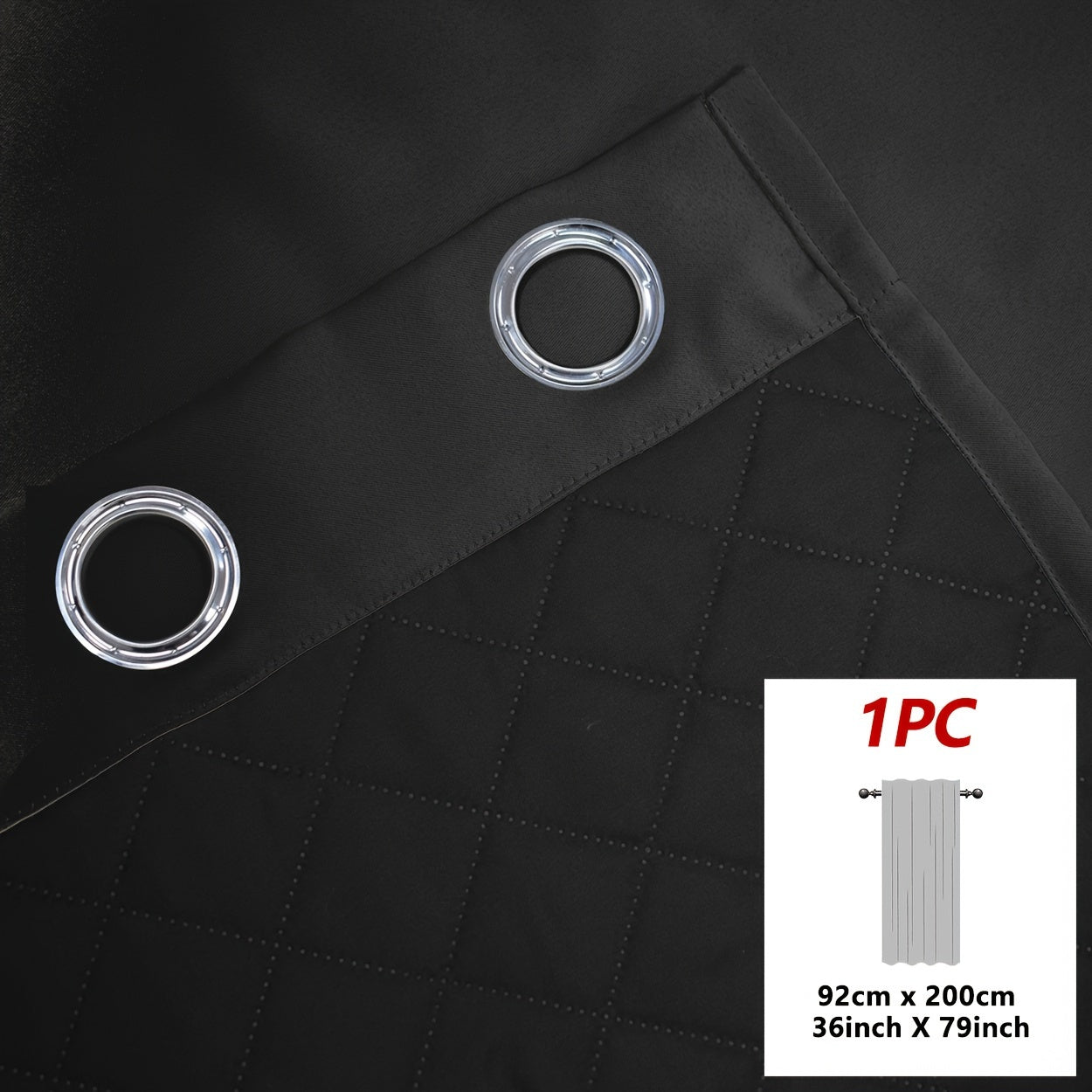 Thermal Curtains Insulated Window and Door Blockout for Winter Modern Home