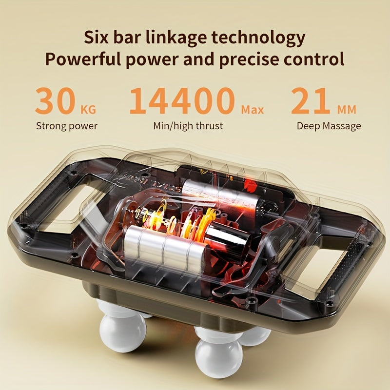 Deep Tissue Massage Gun for Muscle Relief Compact Rechargeable Lithium Battery