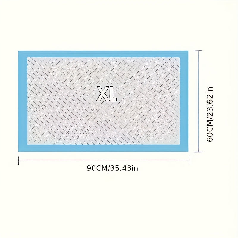 50-Pack Heavy Duty Woven Dog Training Pads Leak-Proof Washable Large Dogs