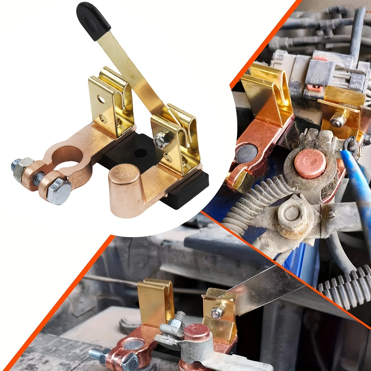 Car Battery Disconnect Switch Metal Manual Battery Cut Off for Vehicle Truck Boat