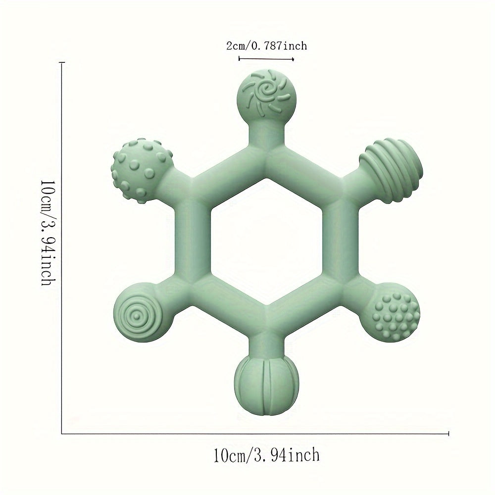 Children's Silicone Teething Toys for Babies 0-18 Months Dishwasher Safe Gift