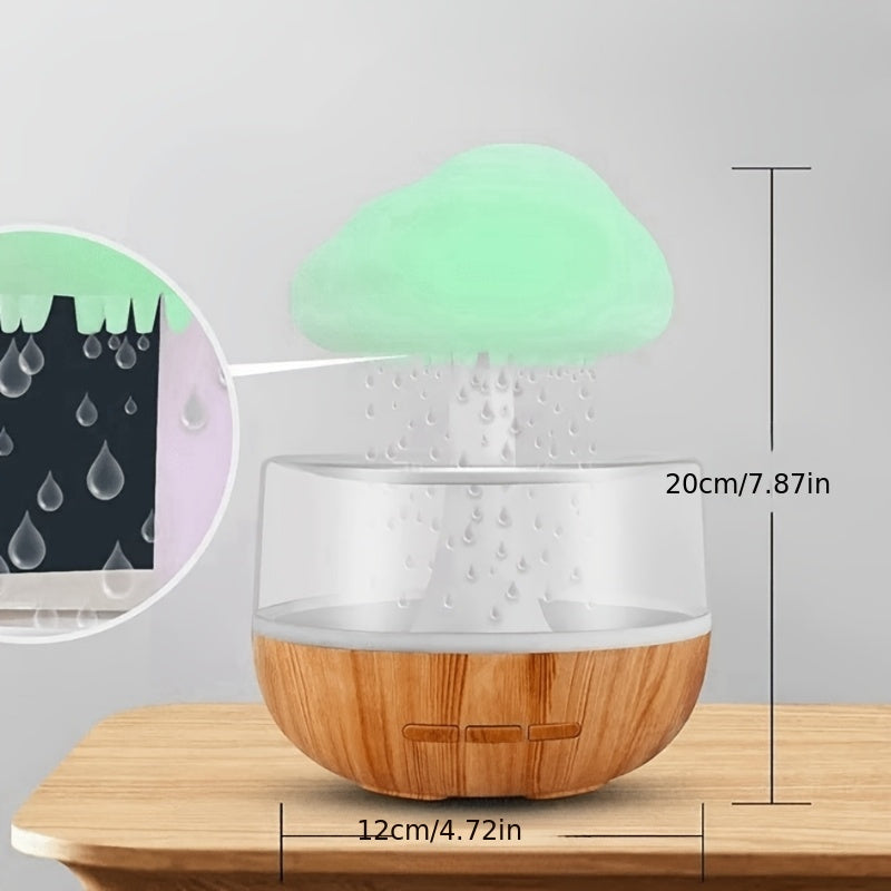 Humidifier Mushroom-Shaped Cloud USB Operated Nightlight Bedroom Office