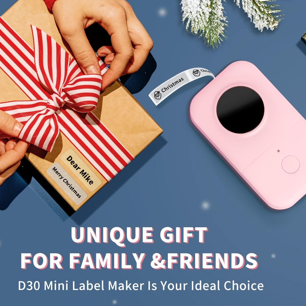 Mini Portable Thermal Label Maker for Jars, Kitchen, Clothes, Jewelry with Smartphone Compatibility