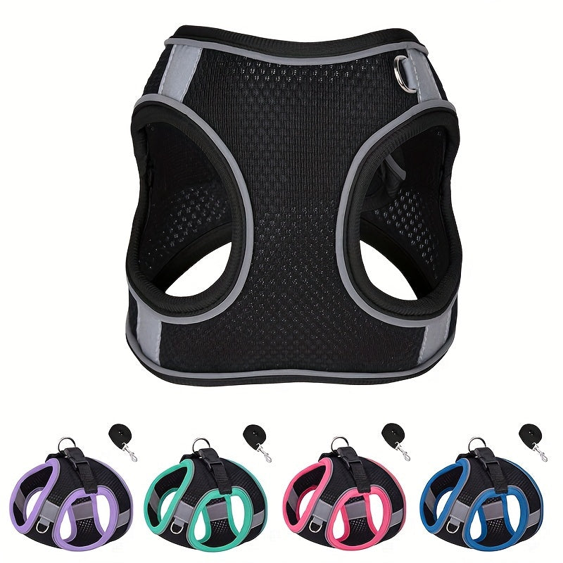 Breathable Reflective No Pull Dog Harness with Leash for Puppies
