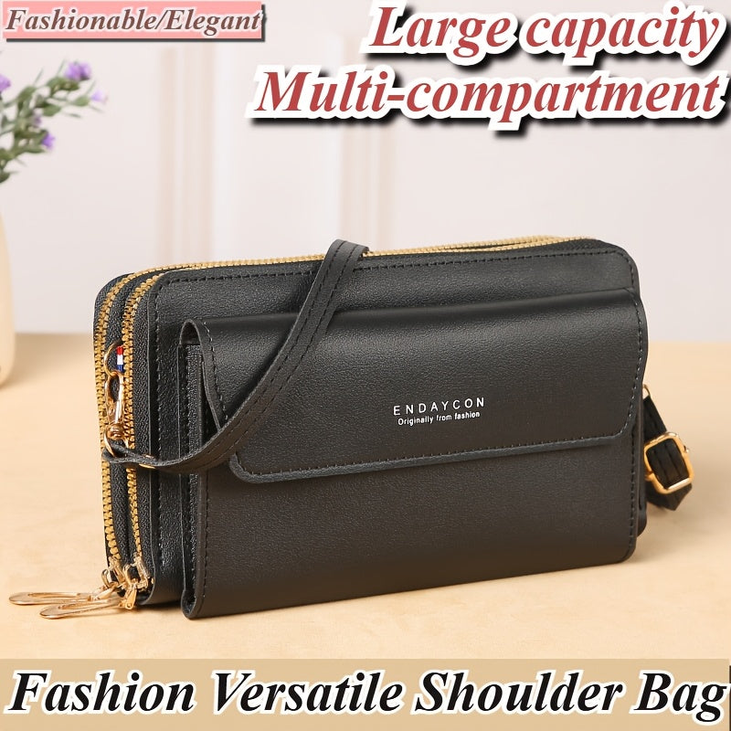 Women's Crossbody Bag with Large Capacity for Travel and Mommy Use