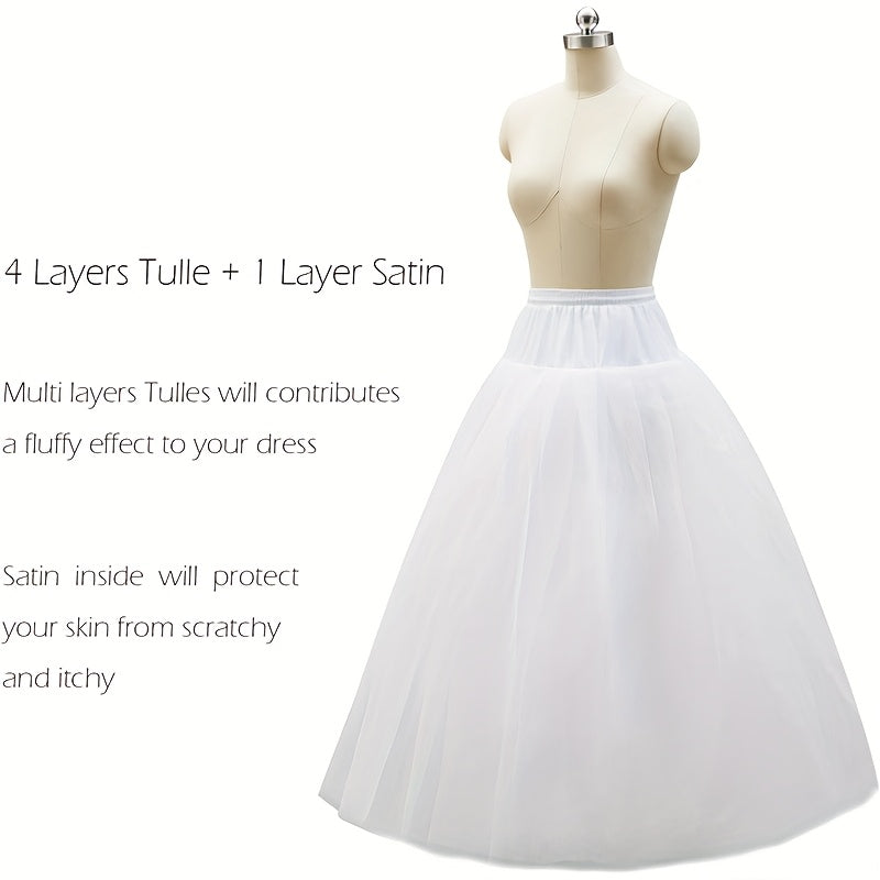 Women's Bridal Wedding Dress Support Seamless Skirt Underwear