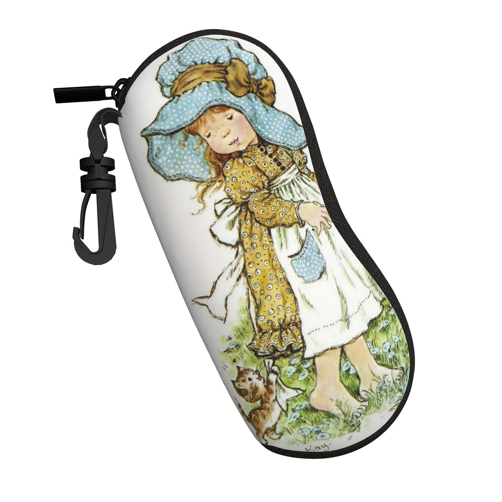 Vintage Garden Style ko'zoynak qutisi - Yumshoq va yengil ko'zoynak sumkasi erkaklar va ayollar uchun, sayohat uchun mukammal