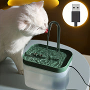 USB-Powered Pet Water Fountain for Cats and Dogs with Adjustable Flow No Batteries Needed