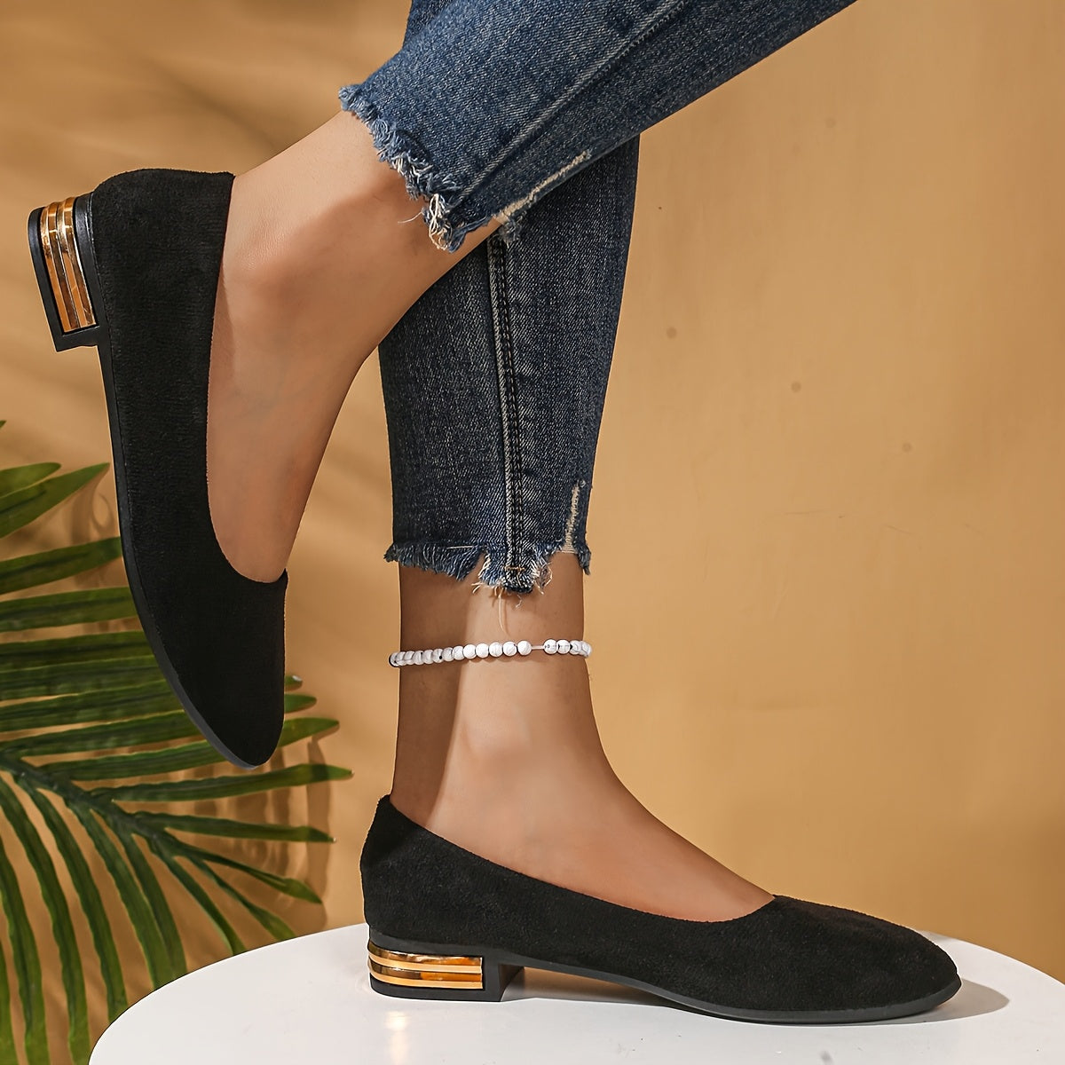 Women's Lightweight Slip-On Flats for Outdoor Casual Wear