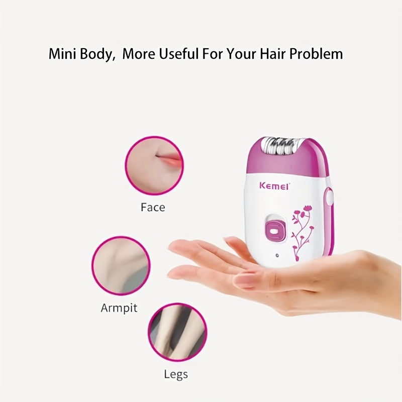 Electric Epilator for Women Body Hair Removal Rechargeable USB Charging