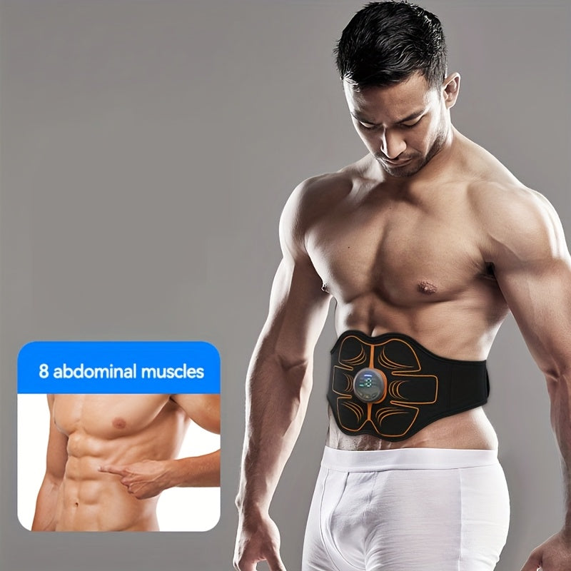 USB orqali zaryadlanadigan batareyaga ega EMS mushaklarni mashq qilish belbog'i, 6 rejim, 18 intensivlik, bel va qorin mushaklari uchun moslashuvchan uy sport uskunasi. Ajoyib 14-fevral sovg'asi.